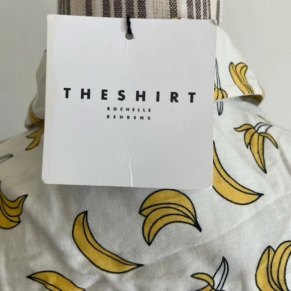 NWT The Shirt Rachel Behrens Banana Button Down - Picture 4 of 6